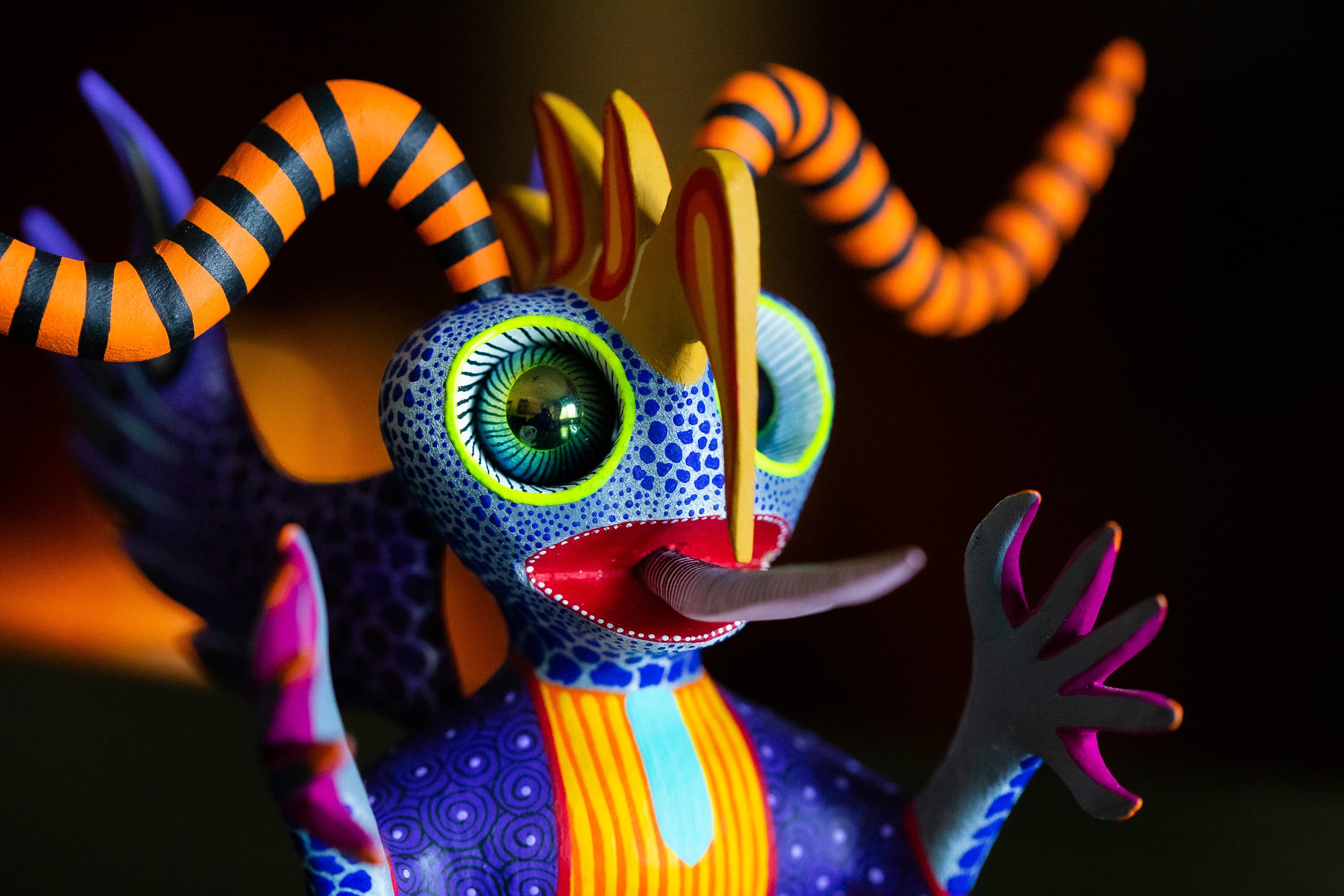 Alebrije fotografiado para TATIDÚ